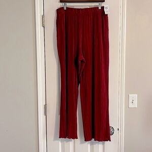 NWT Abercrombie Holiday Collection Red Pants
